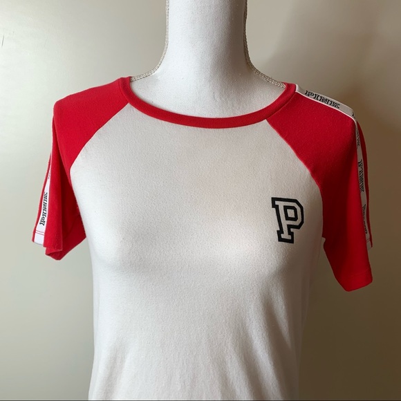 PINK VICTORIA’S SECRET SHORT SLEEVE TEE - Picture 8 of 11